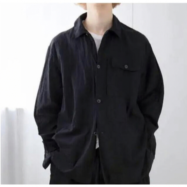 comoli コモリ ベタシャンユーティリティジャケット BLACK size2