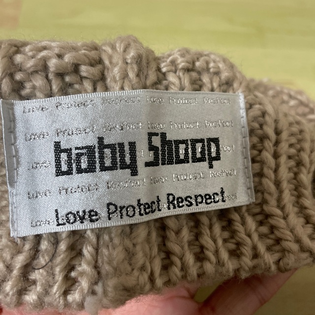 Babyshoop ニット帽　ブラウン　モカ　耳あて レディースの帽子(ニット帽/ビーニー)の商品写真