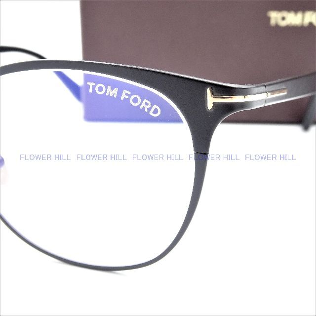 トムフォード TF5732-B 002 メタルフレーム マットブラック 高級眼鏡 5