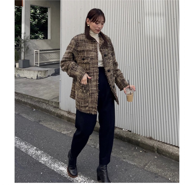 クラネ NO COLOR TWEED JACKET smcint.com