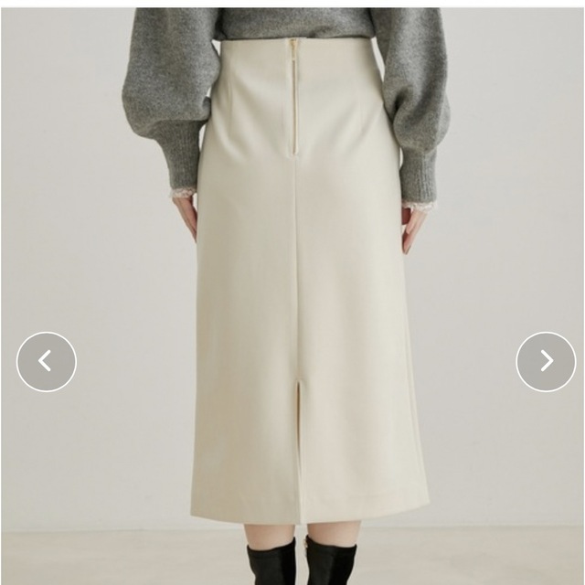 ViS(ヴィス)の新品⭐︎ベロアタッチタイトスカート　Ｓサイズ レディースのスカート(ひざ丈スカート)の商品写真