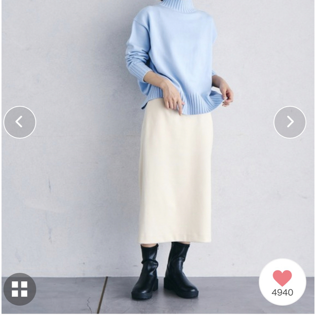 ViS(ヴィス)の新品⭐︎ベロアタッチタイトスカート　Ｓサイズ レディースのスカート(ひざ丈スカート)の商品写真