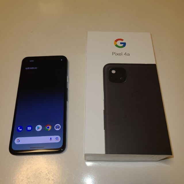 Google　pixel4a　simフリー