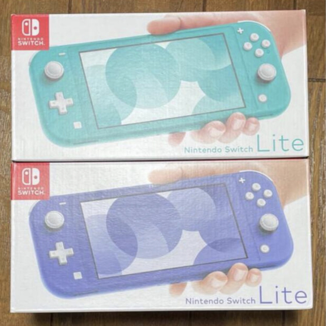 Switch lite ターコイズ＋ブルー　新品未使用未開封