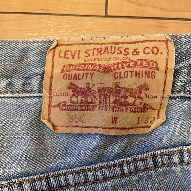 Levi's(リーバイス)のビンテージ Levis リーバイス 550 デニム ワイドパンツ バギーパンツ メンズのパンツ(デニム/ジーンズ)の商品写真