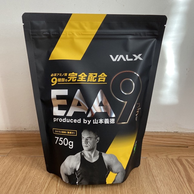 【新品未開封】VALX EAA9 山本義徳 シトラス風味 必須アミノ酸750g食品/飲料/酒