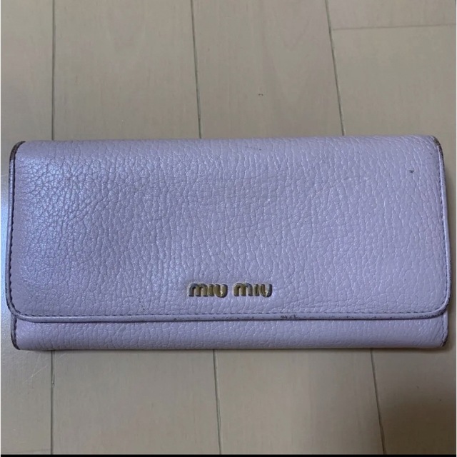 miumiu 長財布 ピンク