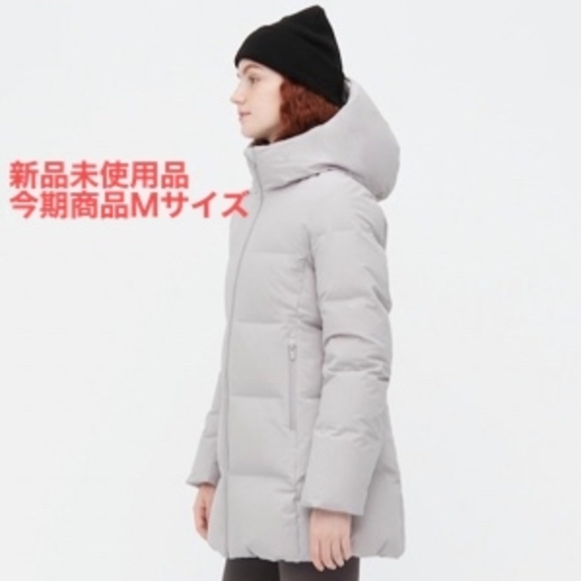 美品 UNIQLO ユニクロ シームレス ダウン ショート コート S ブラック