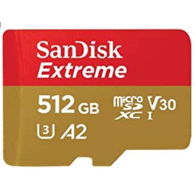 512GB互換性SanDisk 512GB microSDXC[Extreme 160MB/s]