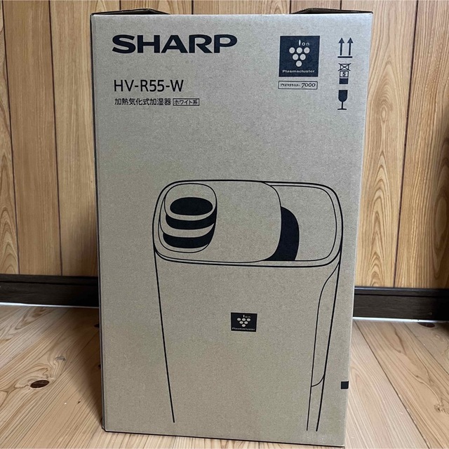 シャープ(SHARP) HV-R55-W(ホワイト系) プラズマクラスター加湿器
