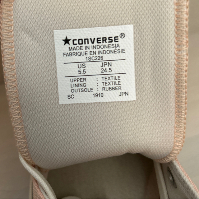 CONVERSE(コンバース)の新品タグ付コンバース オールスター オックス ピンク レディースの靴/シューズ(スニーカー)の商品写真