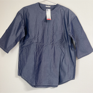 ジーユー(GU)のビッグプルオーバーシャツ(7分袖)／GU(Tシャツ/カットソー(七分/長袖))