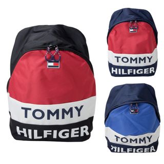 トミーヒルフィガー(TOMMY HILFIGER)のトミーヒルフィガー リュック ロゴ tc980ae9 BLK/WHT/RED(バッグパック/リュック)