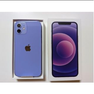 アイフォーン(iPhone)のApple iPhone12 64GB パープル SIMフリー(携帯電話本体)