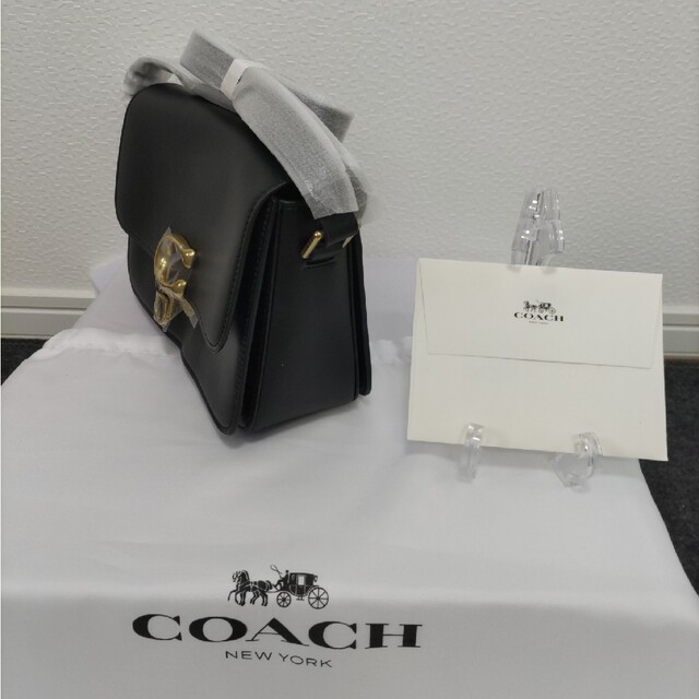COACH(コーチ)のCOACH コーチ ストゥディオ レザー ショルダーバッグ ブラック レディースのバッグ(ショルダーバッグ)の商品写真