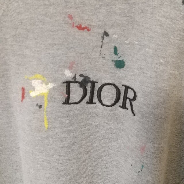 DIOR21SS ロゴ刺繍オーバーサイズペイントスウェット | tspea.org