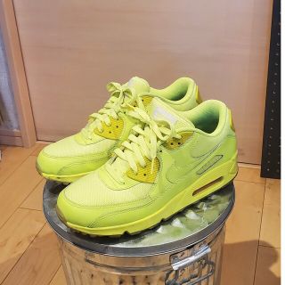 ナイキ(NIKE)のNIKE　airmax90 idカスタムイエロー　us9.5(スニーカー)