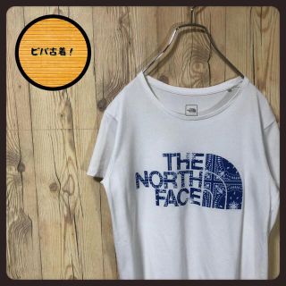 ザノースフェイス(THE NORTH FACE)の『ビッグプリント』90s 古着 ノースフェイス Tシャツ ホワイト(Tシャツ/カットソー(半袖/袖なし))