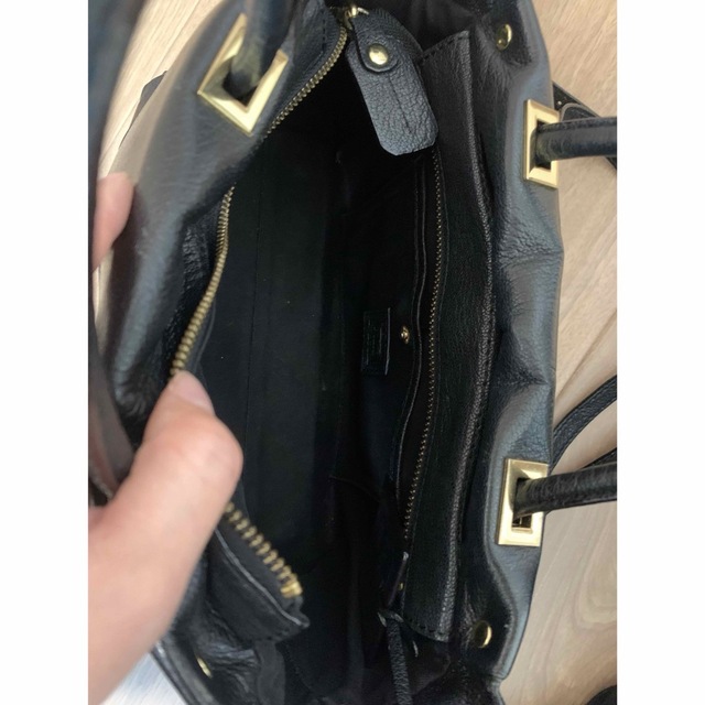 PotioR(ポティオール)のtomorrowland ポティオール　ハンドバッグ　本革　黒　プラージュ レディースのバッグ(ハンドバッグ)の商品写真