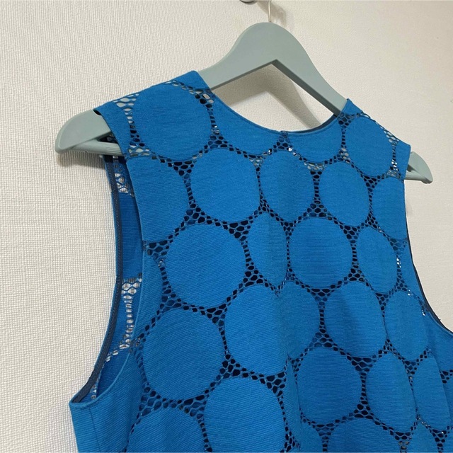 LE CIEL BLEU(ルシェルブルー)のルシェルブルー Big Dot Lace Sleeveless Top  レディースのトップス(カットソー(半袖/袖なし))の商品写真