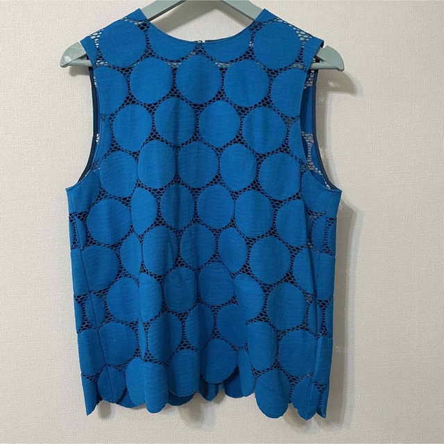 LE CIEL BLEU(ルシェルブルー)のルシェルブルー Big Dot Lace Sleeveless Top  レディースのトップス(カットソー(半袖/袖なし))の商品写真