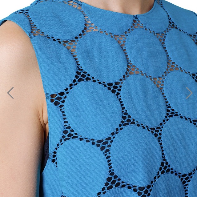 LE CIEL BLEU(ルシェルブルー)のルシェルブルー Big Dot Lace Sleeveless Top  レディースのトップス(カットソー(半袖/袖なし))の商品写真