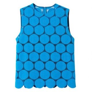 ルシェルブルー(LE CIEL BLEU)のルシェルブルー Big Dot Lace Sleeveless Top (カットソー(半袖/袖なし))