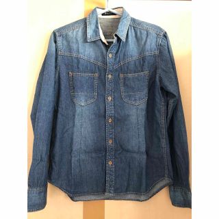 ボイコット(BOYCOTT)のボイコット BOYCOTT デニム カットソー  長袖  2 M 古着 美品(シャツ)