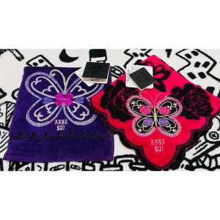 アナスイ(ANNA SUI)のANNASUI♡タオルハンカチセット♡新品 未使用(ハンカチ)