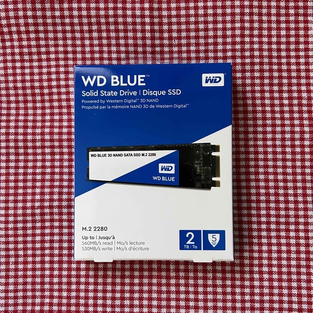 WD BLUE 3D NAND SATA SSD M.2 2280 2TB