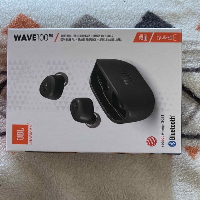 JBL WAVE フルワイヤレスイヤホン 100TWS BLACK