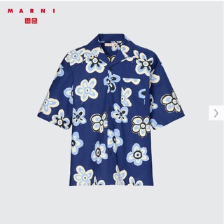 ユニクロ(UNIQLO)のMARNI オーバーサイズオープンカラーシャツ(シャツ)