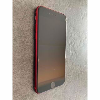 アイフォーン(iPhone)のiPhone8 レッド　画面割れ有(スマートフォン本体)