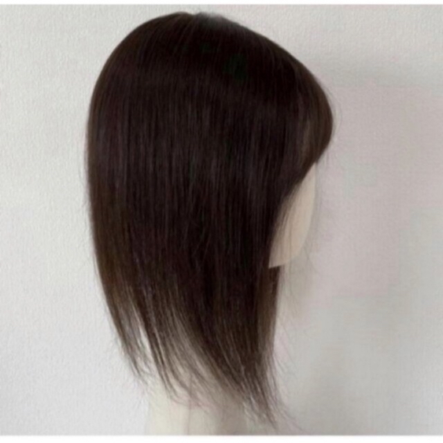 前髪ありヘアピース 百合子レミー人毛100%ウィッグ 激安単価で 12138円
