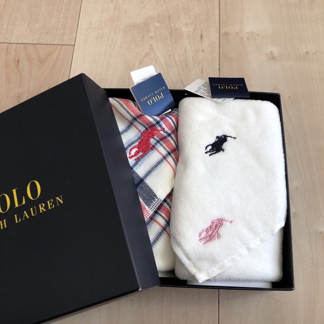 POLO RALPH LAUREN(ポロラルフローレン)の新品未使用　POLO RALPH LAUREN ハンカチ　タオルハンカチ メンズのファッション小物(ハンカチ/ポケットチーフ)の商品写真