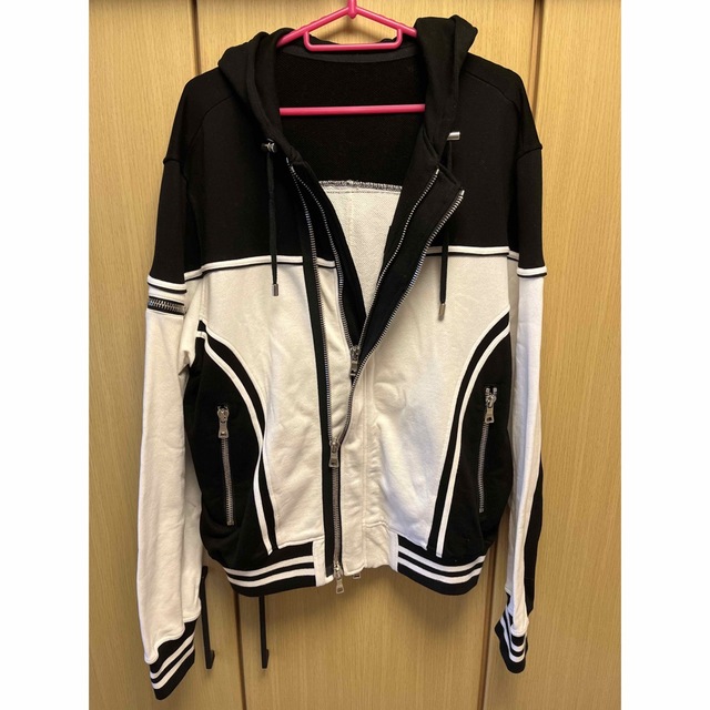 正規 未使用 15SS BALMAIN バルマン バイカー パーカー