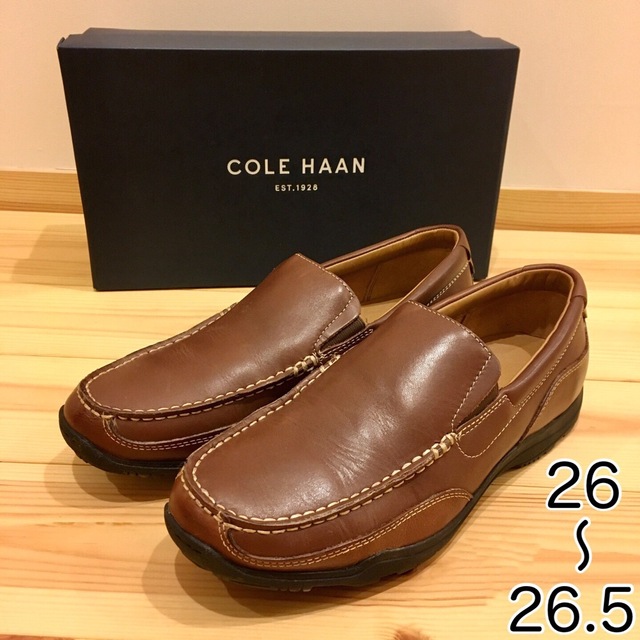 COLE HAAN メンズ 革靴 ローファー 箱付きC20244Size