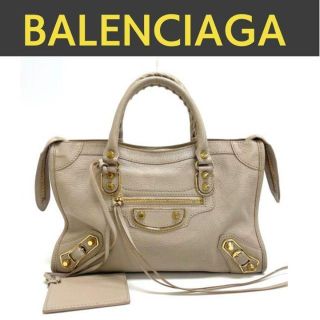 バレンシアガ(Balenciaga)のバレンシアガ クラシックメタルエッジシティ ハンドバッグ ミラー付き(ハンドバッグ)