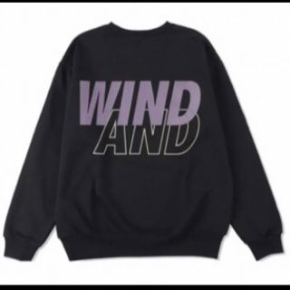 ウィンダンシー(WIND AND SEA)のCrew neck Sweatshirt / Black_D_Violet(スウェット)