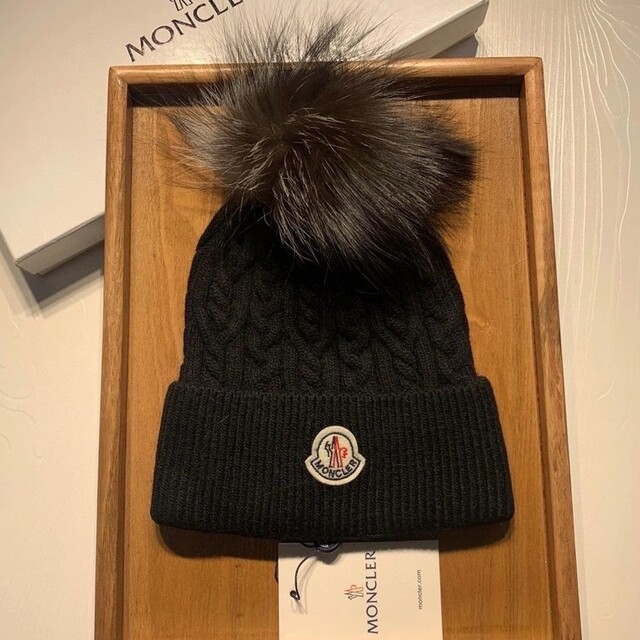 MONCLER モンクレール ニット帽 ブラック | www.innoveering.net