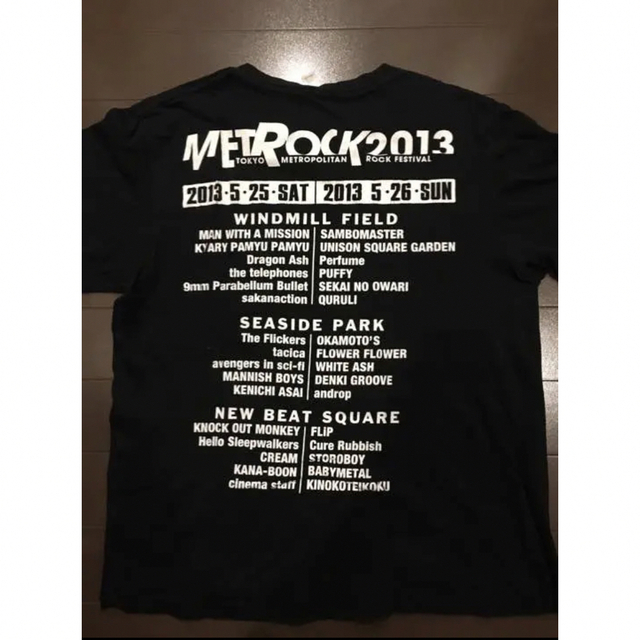 METROCK2013　オフィシャルTシャツ チケットの音楽(音楽フェス)の商品写真