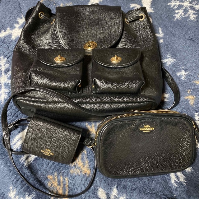 coach 3点セット　リュック　財布　ポーチ