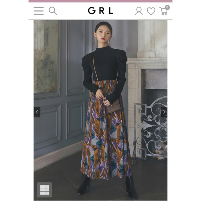 GRL(グレイル)のGRL スカート レディースのスカート(ロングスカート)の商品写真