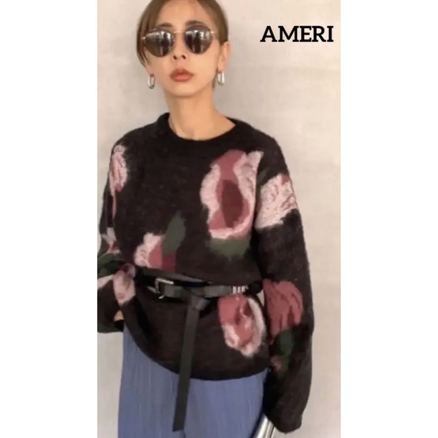 【専用】AMERI  アメリヴィンテージ　花柄ニット