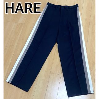 ハレ(HARE)のHARE ☆ 美品 サイドライン ワイドパンツ(スラックス)