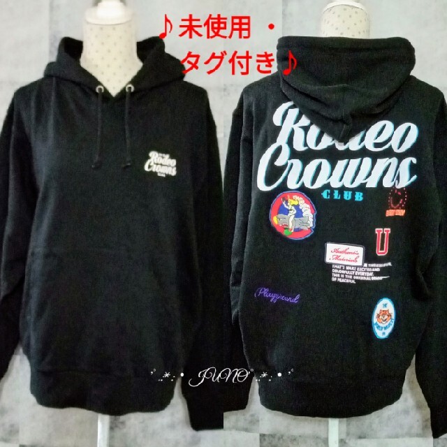 ミックスパッチフーディ♡RODEO CROWNS ロデオクラウンズ  タグ付き