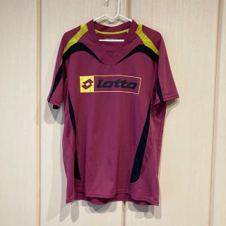 ロット(lotto)のLOTTO ロット　ウェア　半袖　スポーツ　紫　Lサイズ(ウェア)