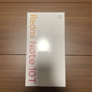 アンドロイド(ANDROID)の【新品未開封】Redmi Note 10T Azure Black (スマートフォン本体)