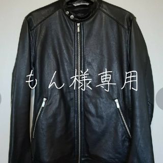 レノマ(RENOMA)の【もん様専用】RENOMA HOMME　レザーライダースジャケット　シングル(レザージャケット)