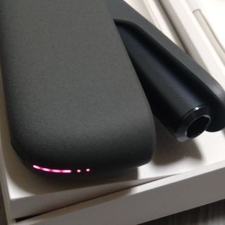 アイコス(IQOS)の【新品·未登録·LEDカスタム】アイコス イルマ ペブルグレー×ピンク(タバコグッズ)